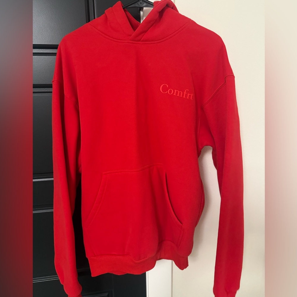 Vibrant Red Comfrt Hoodie & Sweatpants